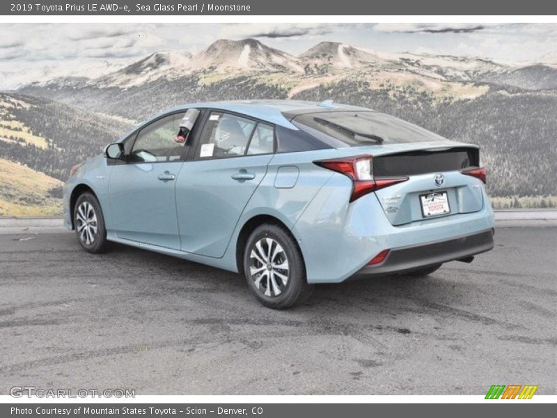 Sea Glass Pearl / Moonstone 2019 Toyota Prius LE AWD-e