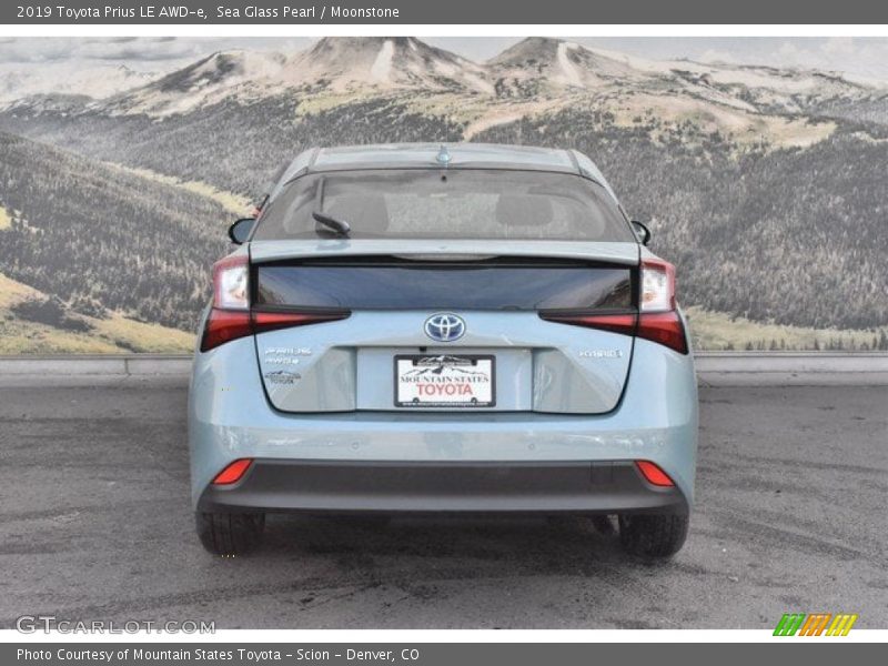 Sea Glass Pearl / Moonstone 2019 Toyota Prius LE AWD-e