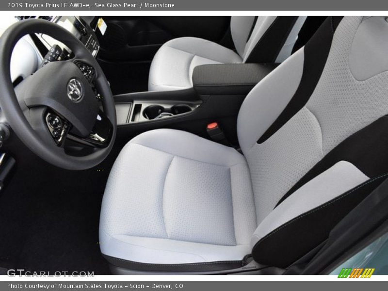 Sea Glass Pearl / Moonstone 2019 Toyota Prius LE AWD-e