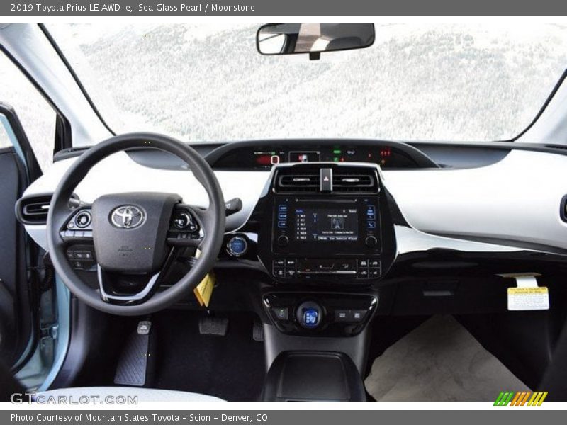 Sea Glass Pearl / Moonstone 2019 Toyota Prius LE AWD-e