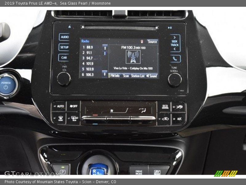 Sea Glass Pearl / Moonstone 2019 Toyota Prius LE AWD-e