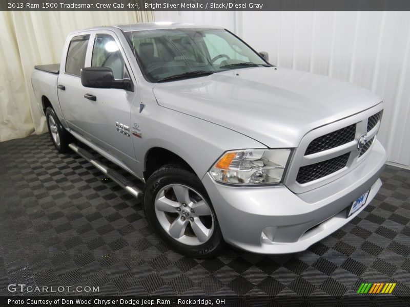 Bright Silver Metallic / Black/Diesel Gray 2013 Ram 1500 Tradesman Crew Cab 4x4