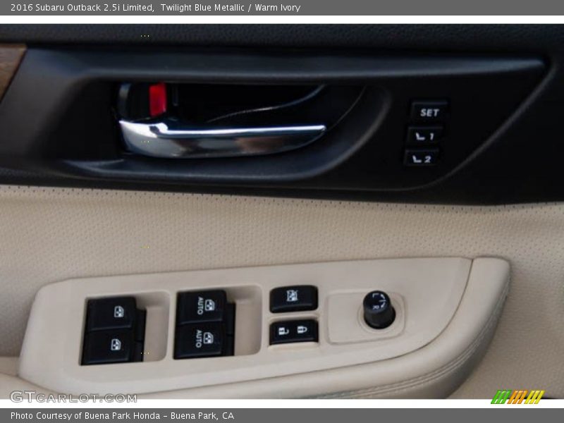 Twilight Blue Metallic / Warm Ivory 2016 Subaru Outback 2.5i Limited