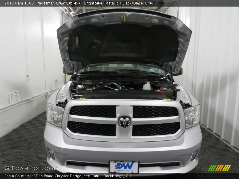 Bright Silver Metallic / Black/Diesel Gray 2013 Ram 1500 Tradesman Crew Cab 4x4
