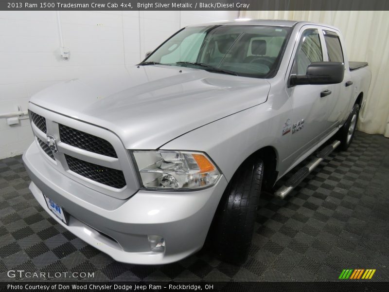 Bright Silver Metallic / Black/Diesel Gray 2013 Ram 1500 Tradesman Crew Cab 4x4