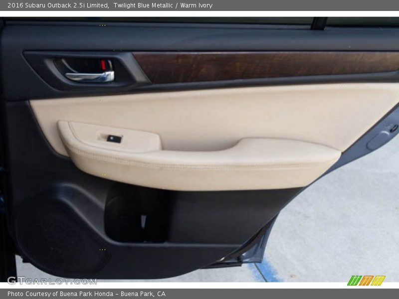 Twilight Blue Metallic / Warm Ivory 2016 Subaru Outback 2.5i Limited