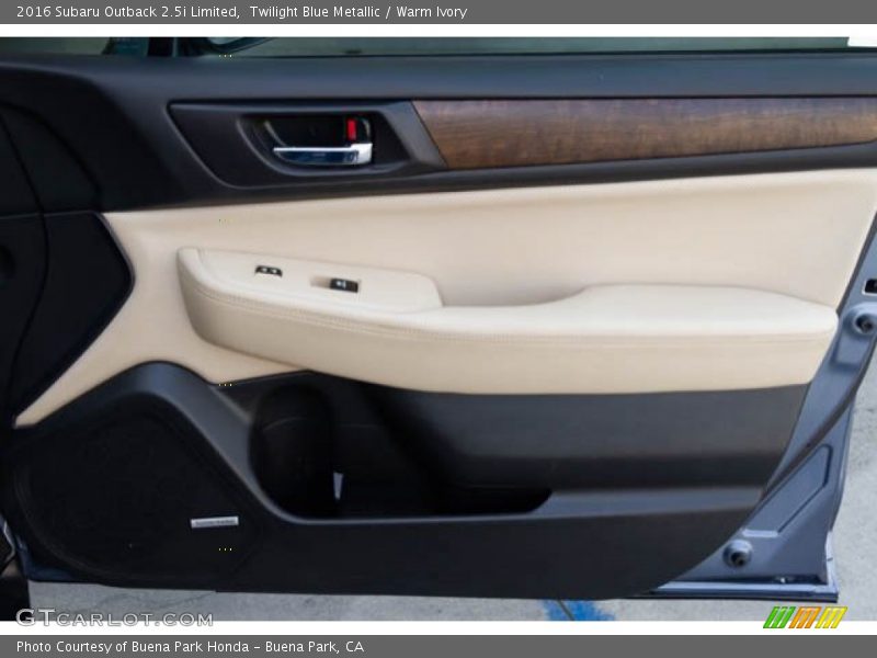 Twilight Blue Metallic / Warm Ivory 2016 Subaru Outback 2.5i Limited