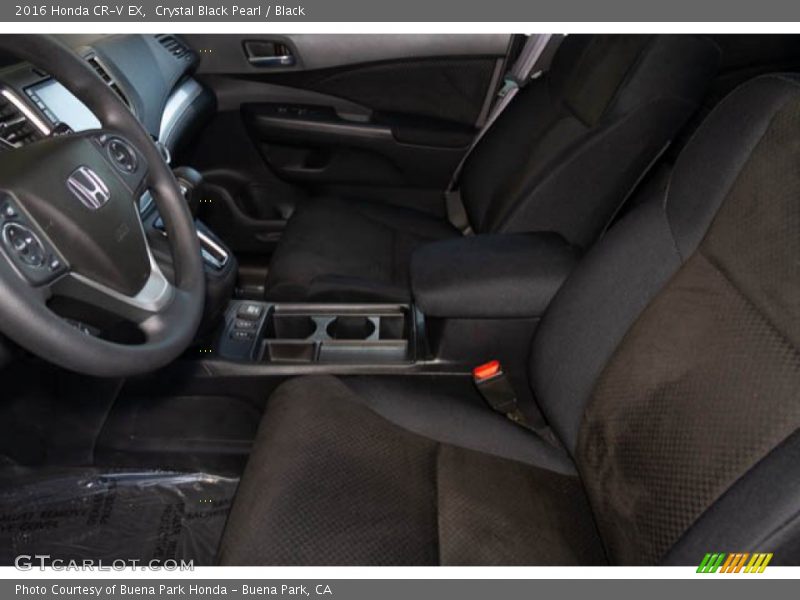 Crystal Black Pearl / Black 2016 Honda CR-V EX