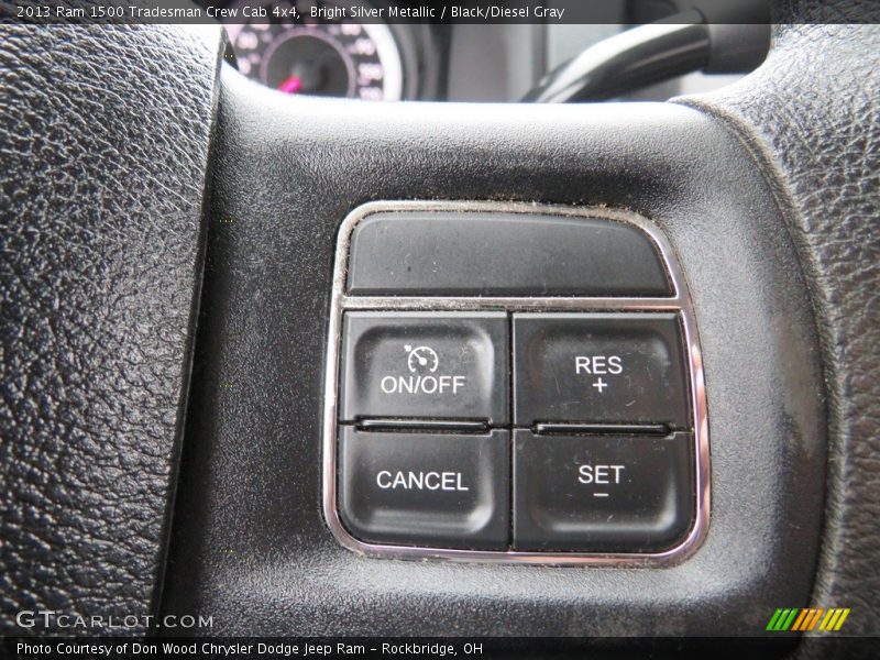 Bright Silver Metallic / Black/Diesel Gray 2013 Ram 1500 Tradesman Crew Cab 4x4