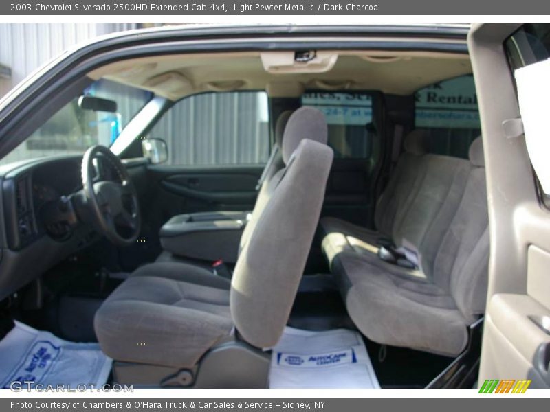 Light Pewter Metallic / Dark Charcoal 2003 Chevrolet Silverado 2500HD Extended Cab 4x4