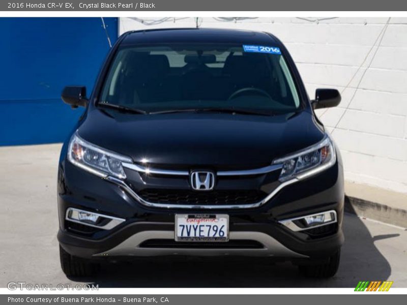 Crystal Black Pearl / Black 2016 Honda CR-V EX