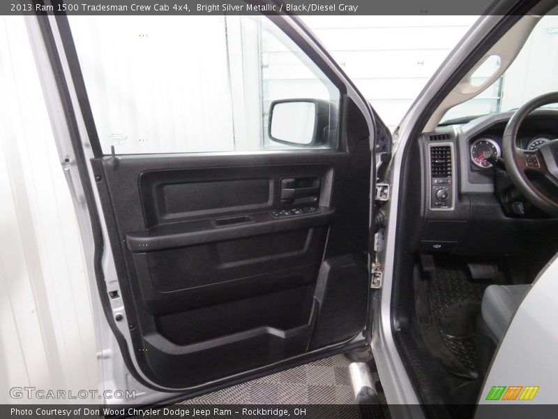 Bright Silver Metallic / Black/Diesel Gray 2013 Ram 1500 Tradesman Crew Cab 4x4