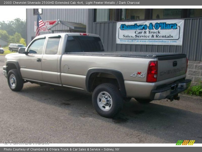 Light Pewter Metallic / Dark Charcoal 2003 Chevrolet Silverado 2500HD Extended Cab 4x4