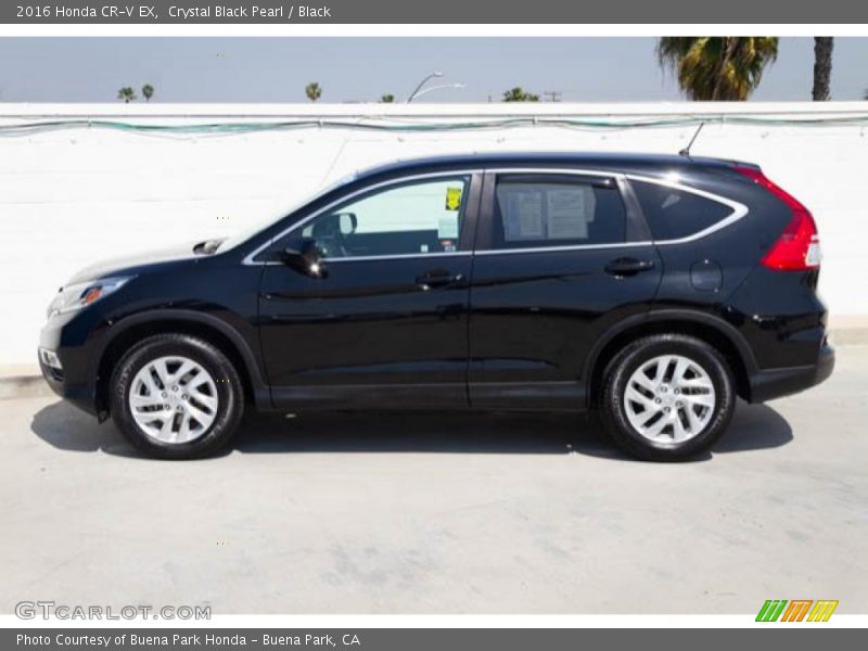 Crystal Black Pearl / Black 2016 Honda CR-V EX