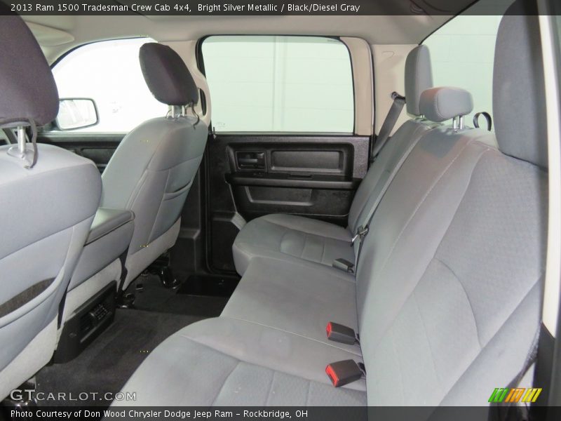 Bright Silver Metallic / Black/Diesel Gray 2013 Ram 1500 Tradesman Crew Cab 4x4