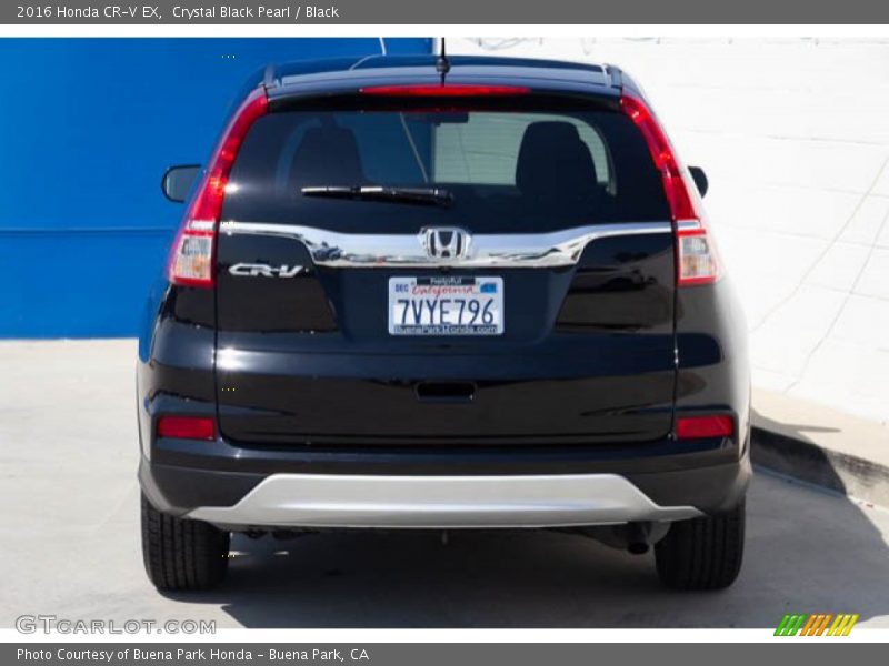 Crystal Black Pearl / Black 2016 Honda CR-V EX
