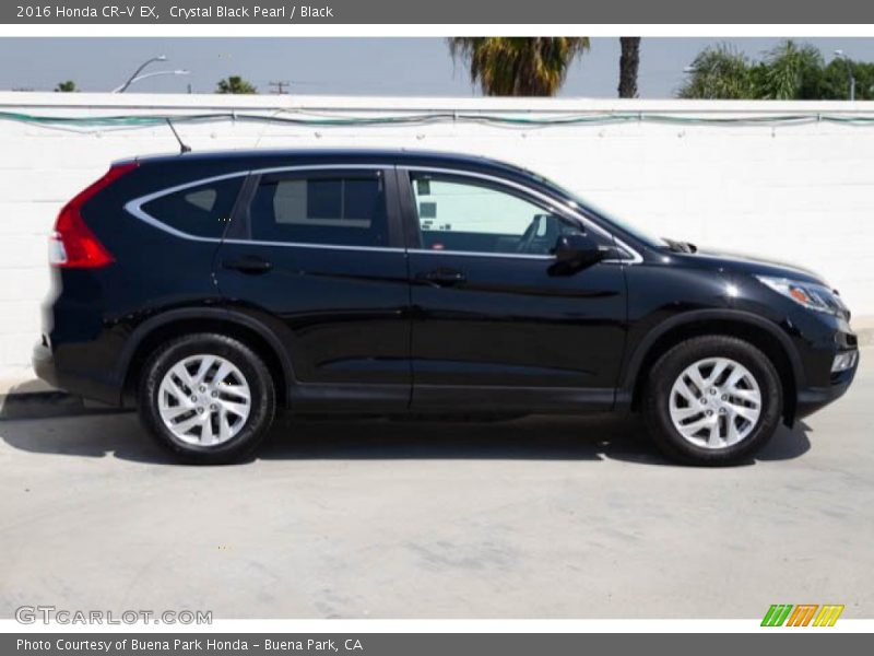 Crystal Black Pearl / Black 2016 Honda CR-V EX