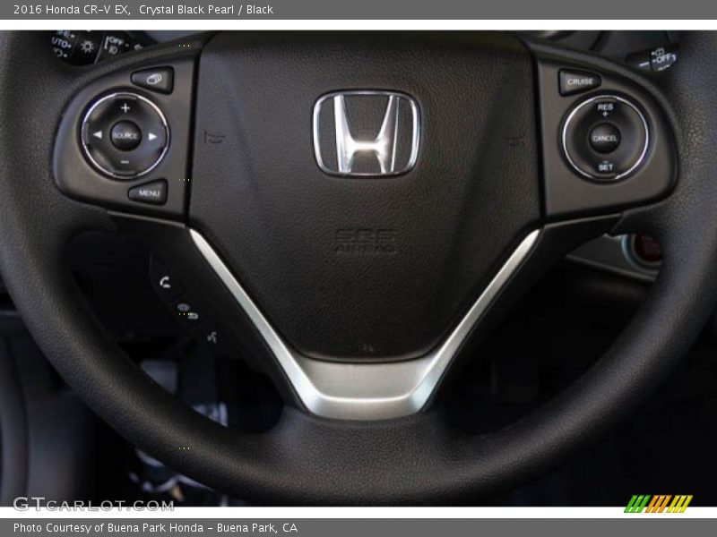 Crystal Black Pearl / Black 2016 Honda CR-V EX