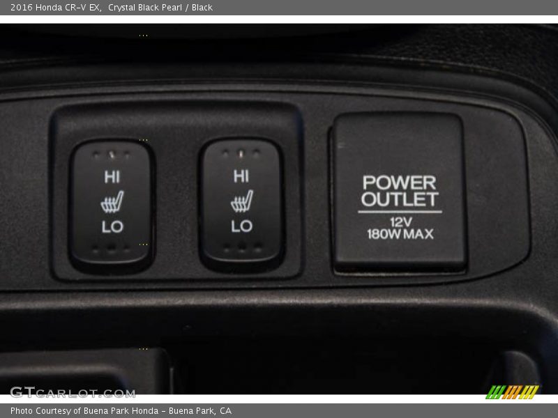Crystal Black Pearl / Black 2016 Honda CR-V EX