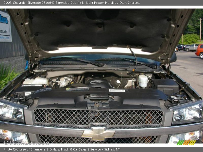 Light Pewter Metallic / Dark Charcoal 2003 Chevrolet Silverado 2500HD Extended Cab 4x4