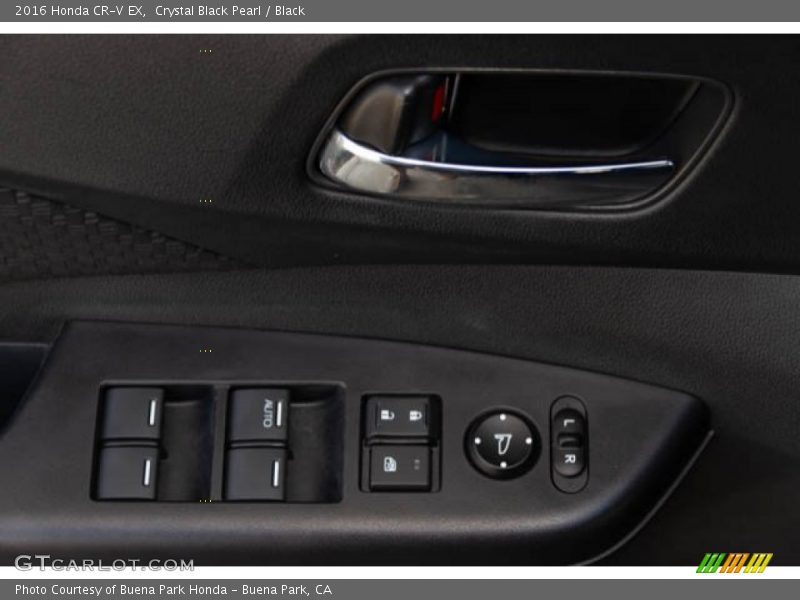 Crystal Black Pearl / Black 2016 Honda CR-V EX
