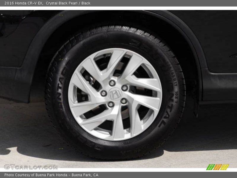 Crystal Black Pearl / Black 2016 Honda CR-V EX