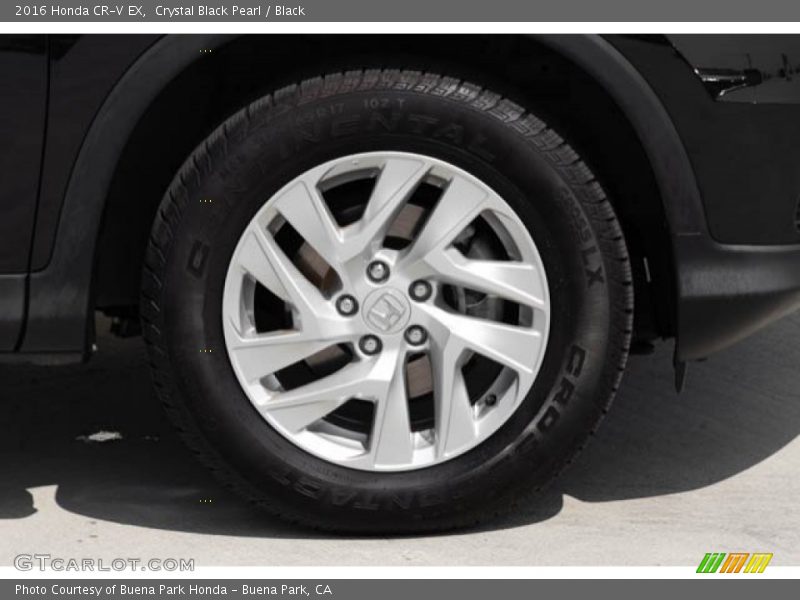 Crystal Black Pearl / Black 2016 Honda CR-V EX