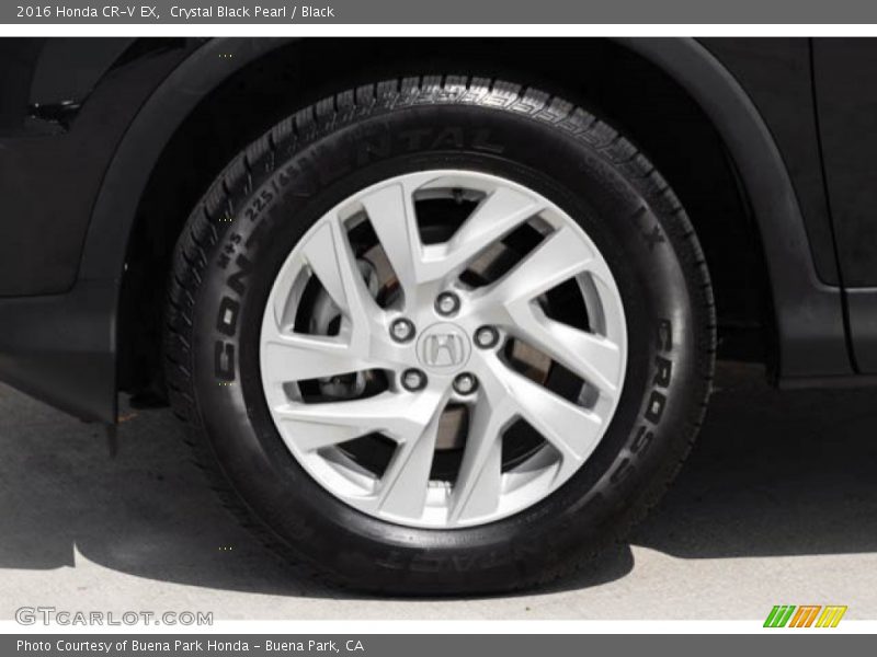 Crystal Black Pearl / Black 2016 Honda CR-V EX