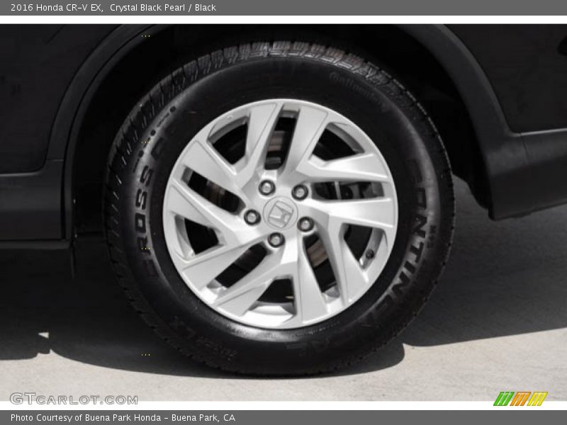 Crystal Black Pearl / Black 2016 Honda CR-V EX
