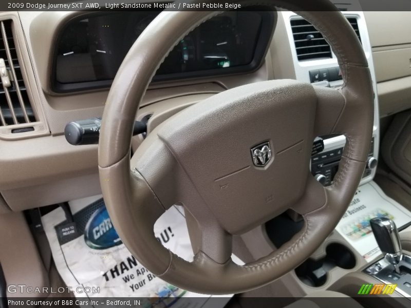 Light Sandstone Metallic / Pastel Pebble Beige 2009 Dodge Journey SXT AWD