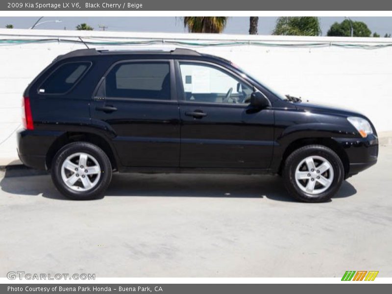 Black Cherry / Beige 2009 Kia Sportage LX V6