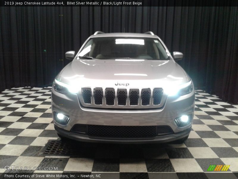 Billet Silver Metallic / Black/Light Frost Beige 2019 Jeep Cherokee Latitude 4x4