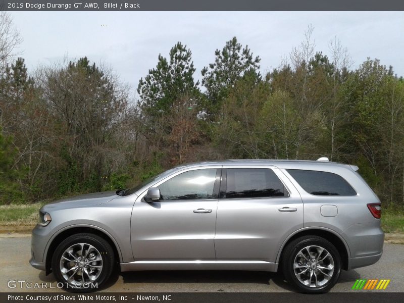 Billet / Black 2019 Dodge Durango GT AWD