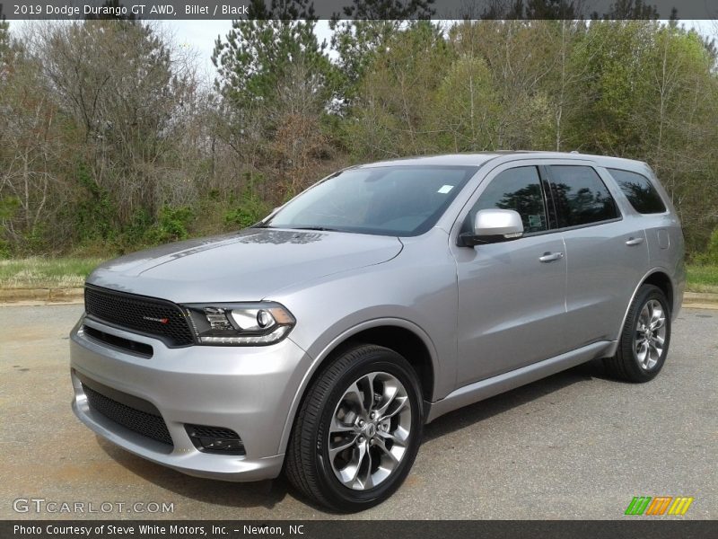 Billet / Black 2019 Dodge Durango GT AWD