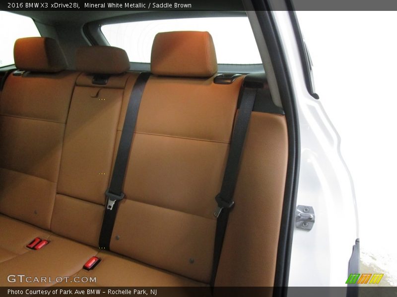 Mineral White Metallic / Saddle Brown 2016 BMW X3 xDrive28i