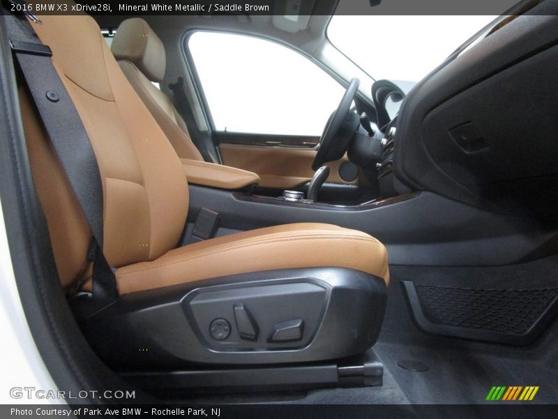Mineral White Metallic / Saddle Brown 2016 BMW X3 xDrive28i