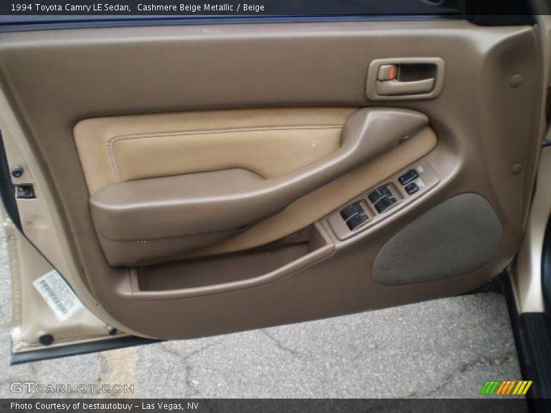 Cashmere Beige Metallic / Beige 1994 Toyota Camry LE Sedan