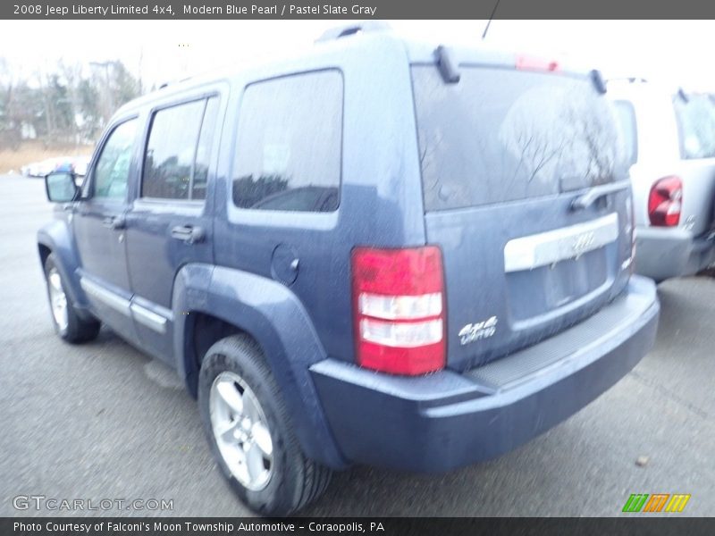 Modern Blue Pearl / Pastel Slate Gray 2008 Jeep Liberty Limited 4x4