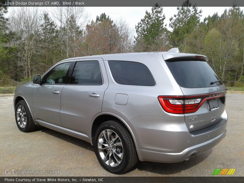 Billet / Black 2019 Dodge Durango GT AWD