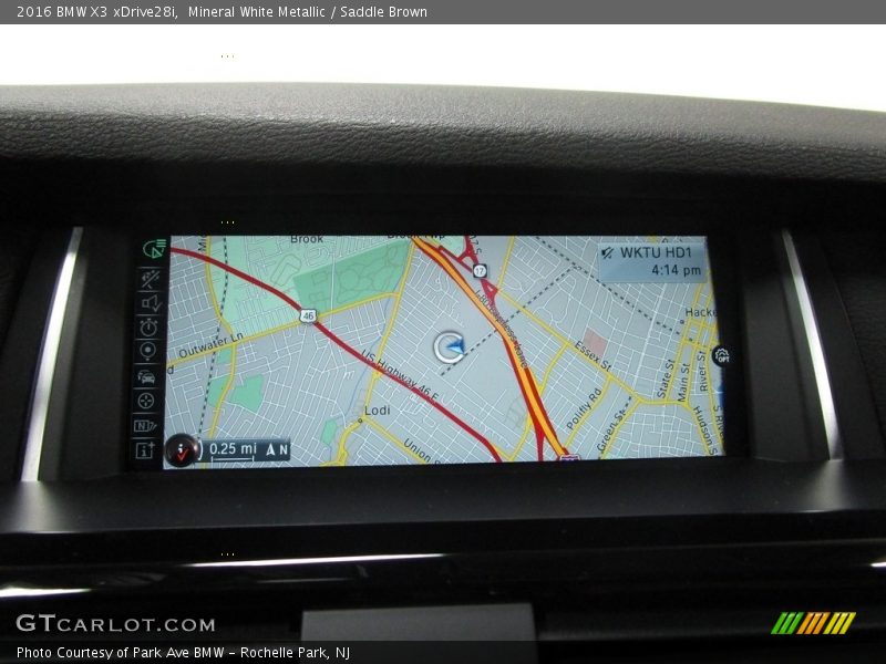 Mineral White Metallic / Saddle Brown 2016 BMW X3 xDrive28i