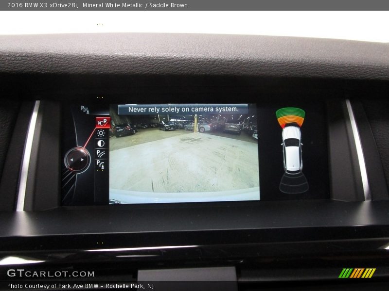 Mineral White Metallic / Saddle Brown 2016 BMW X3 xDrive28i