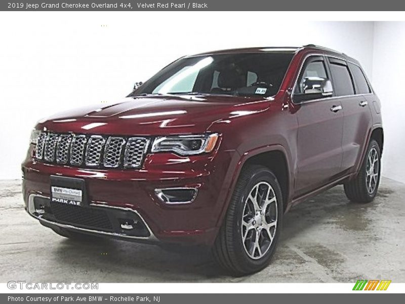 Velvet Red Pearl / Black 2019 Jeep Grand Cherokee Overland 4x4