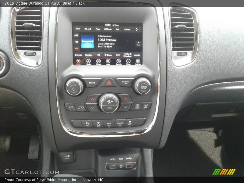 Billet / Black 2019 Dodge Durango GT AWD