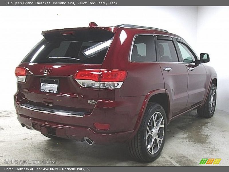 Velvet Red Pearl / Black 2019 Jeep Grand Cherokee Overland 4x4