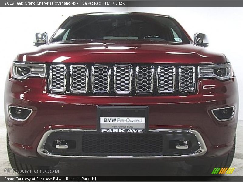 Velvet Red Pearl / Black 2019 Jeep Grand Cherokee Overland 4x4