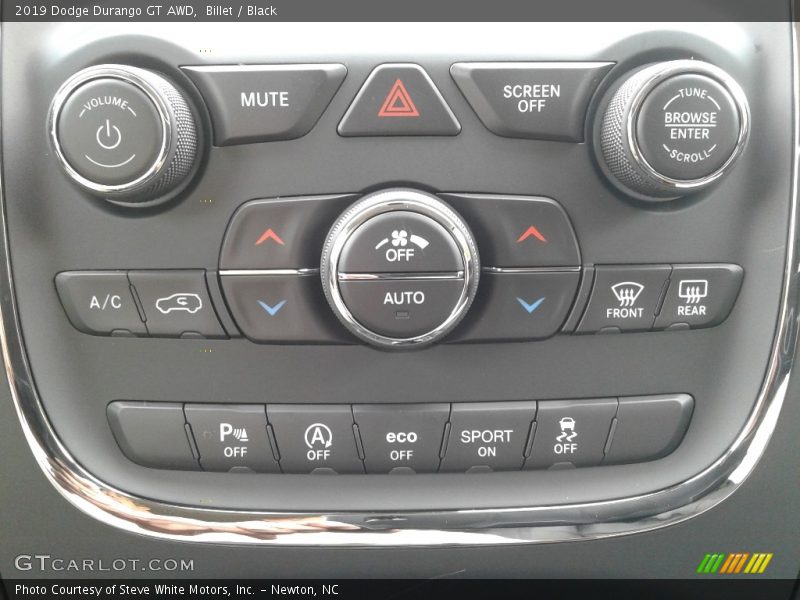 Billet / Black 2019 Dodge Durango GT AWD