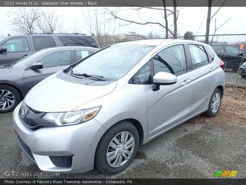 Alabaster Silver Metallic / Black 2015 Honda Fit LX