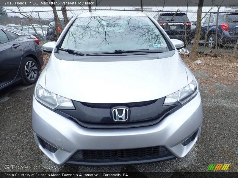 Alabaster Silver Metallic / Black 2015 Honda Fit LX