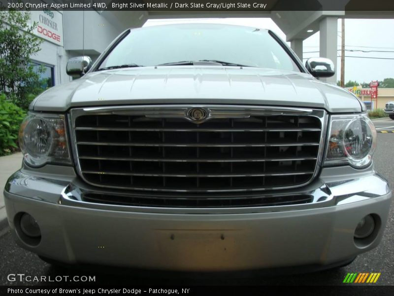 Bright Silver Metallic / Dark Slate Gray/Light Slate Gray 2008 Chrysler Aspen Limited 4WD