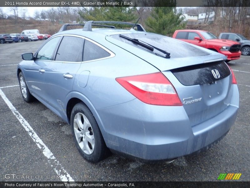 Glacier Blue Metallic / Black 2011 Honda Accord Crosstour EX-L 4WD
